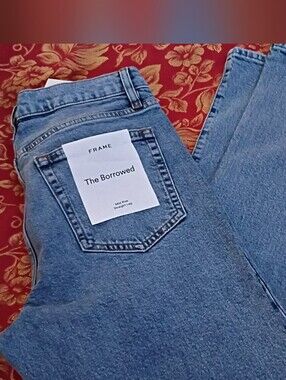 Frame Denim The Borrowed Light Blue Jeans